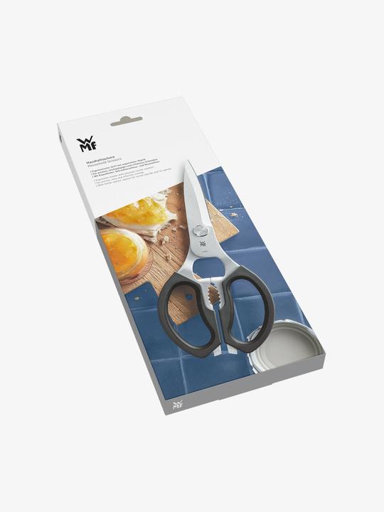 Produktbild WMF Küchenschere Haushaltsschere Allzweckschere 23cm Sägeschliff Softgriff (23 cm)
