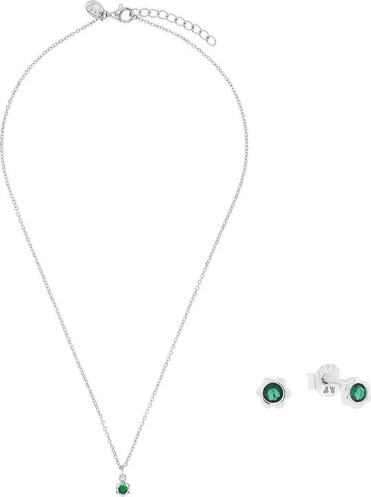 Image du produit Prinzessin Lillifee Multisets für Mädchen, 925 Sterling Silber, Zirkonia synth. | Geburtsstein (Argent 925)