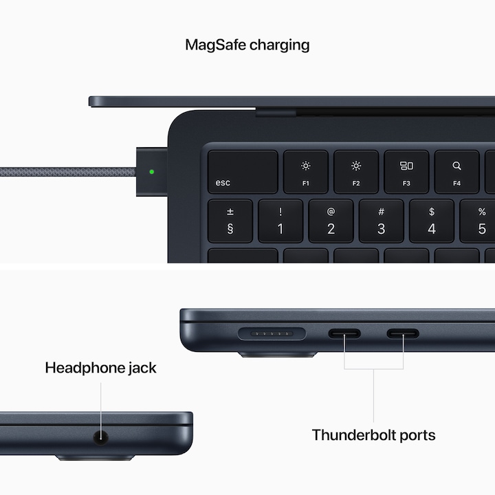 Image du produit Apple MacBook Air – 2022 (13.60", M2, 8 Go, 512 Go, DE)