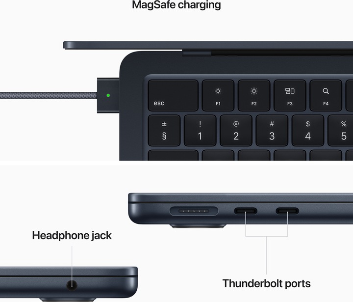 Image du produit Apple MacBook Air – 2022 (13.60", M2, 24 Go, 2000 Go, CH)