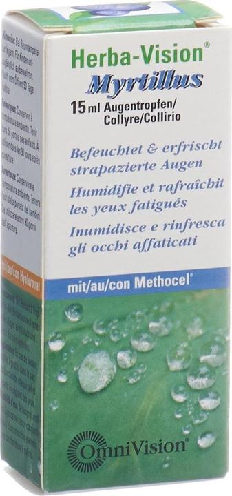Image du produit OmniVision Collyre Herba-Vision Myrtillus (15 ml, 15 ml)