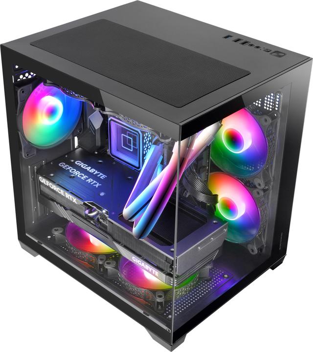 Actual product image Mars Gaming MC-VIEW2 (mATX, Mini-ITX)