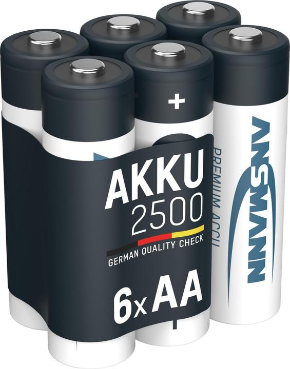 Produktbild Ansmann Mignon (AA)-Akku NiMH 4 + 2 gr (6 Stk., AA, 2400 mAh)