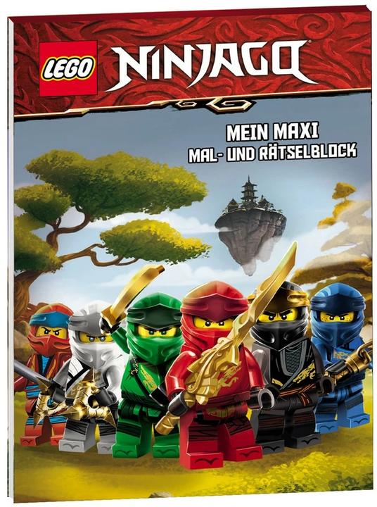 LEGO® NINJAGO® – Mein Maxi Mal- und Rätselblock (German, Ameet publishing house, 2022)