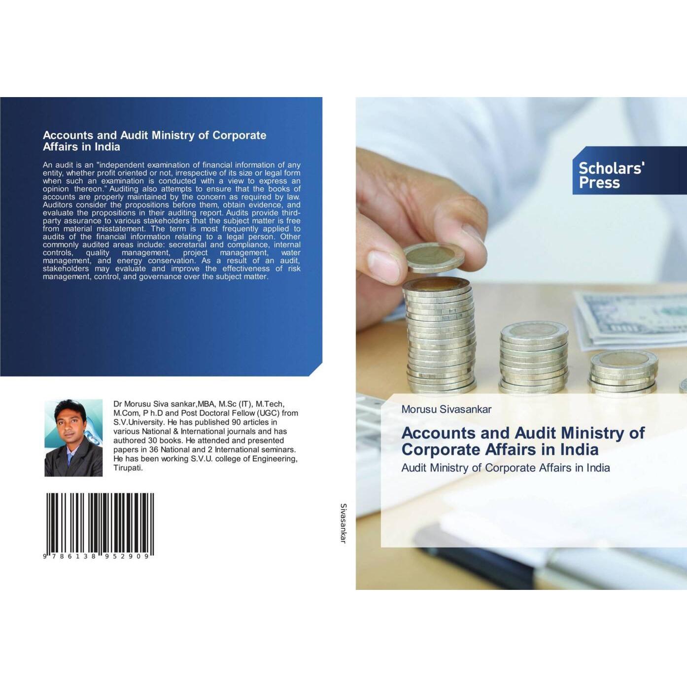 Accounts and Audit Ministry of Corporate Affairs in India, Fachbücher von Morusu Sivasankar