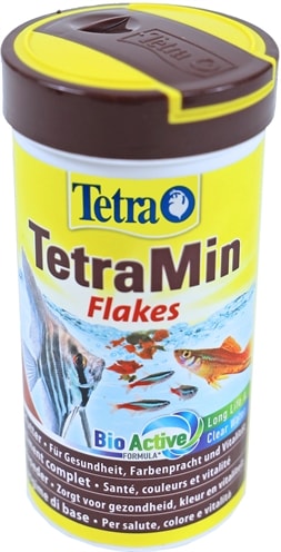 Actual product image Tetra TetraMin Flakes (Ornamental Fish, 250 ml)