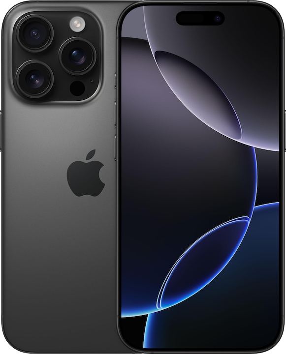 Apple iPhone 16 Pro (128 GB, Black Titanium, 6.30", SIM + eSIM, 48 Mpx, 5G)