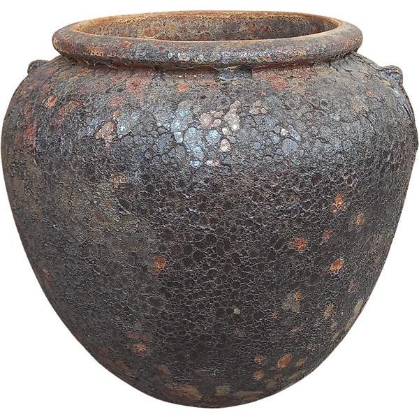 Domoletti, Vaso da fiori, Flower pot GO.0869.060.PC, ceramics/clay, brown (60 x 55 cm)