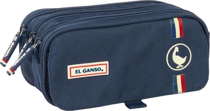 El Ganso Dreifaches Mehrzweck-Etui Eclipse Marineblau 21,5 x 10 x 8 cm