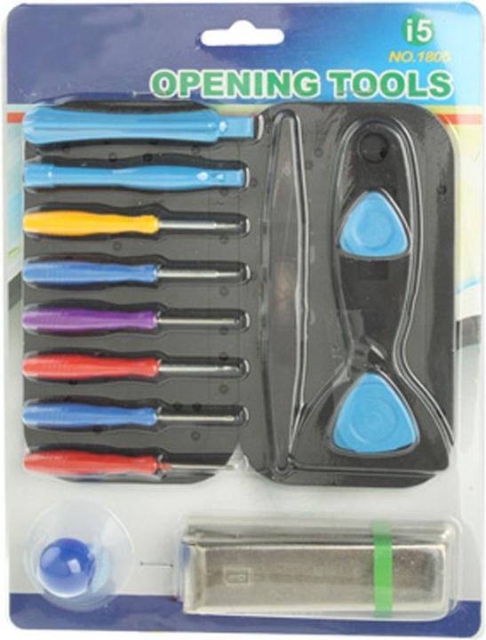 Produktbild König Design 15teiliges Werkzeugset Set Reparaturset für iPhone 5 iPhone 4 4S iPad 4