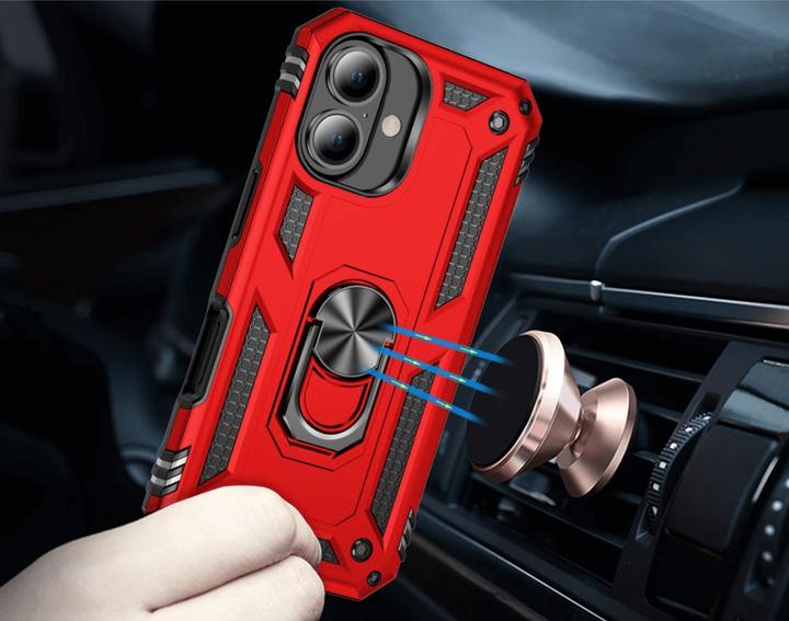 Immagine prodotto Cover-Discount iPhone 16 - Robusta cover posteriore con kickstand (Apple iPhone 16)