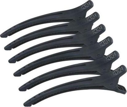 Sibel Sib Colorproof Hair Clips Black 6 Pieces (6 Stk.)