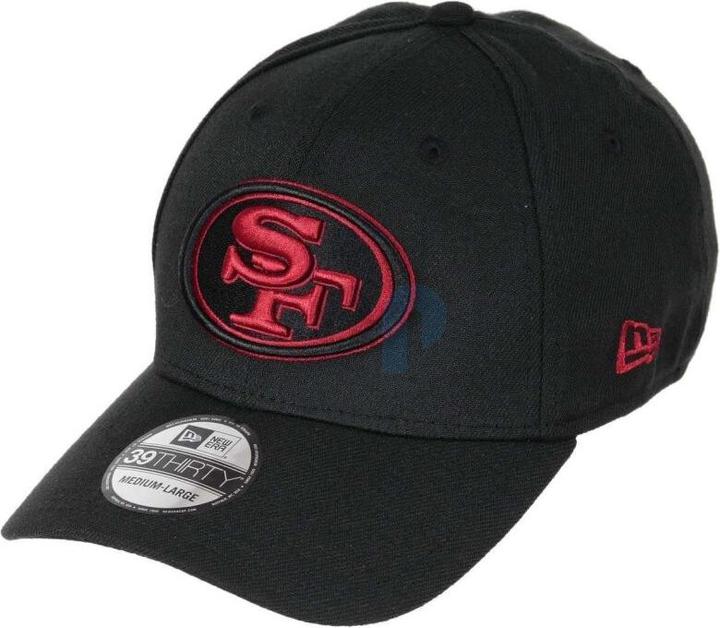 Produktbild New Era NFL - San Francisco 49ers - Essential 39Thirty Cap schwarz SM (54, 55, 56, 57)