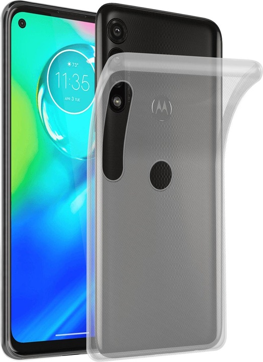 Produktbild Cadorabo TPU Ultra Slim AIR Cover (Motorola Moto G8 Power Lite)