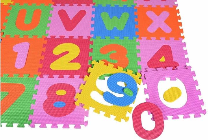 Actual product image Knorrtoys Alphabet and numbers (30 x 30 cm)