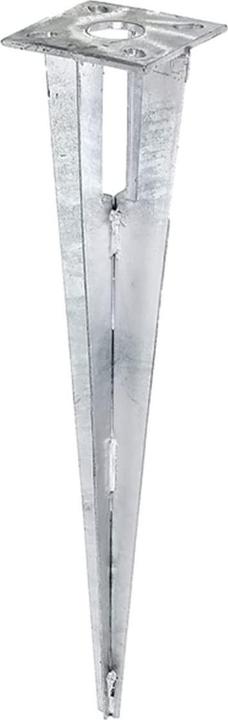 Siwitec Douille à enfoncer dans le sol pour poteau de clôture en tube d'acier Ø 34 mm, galvanisé à chaud,