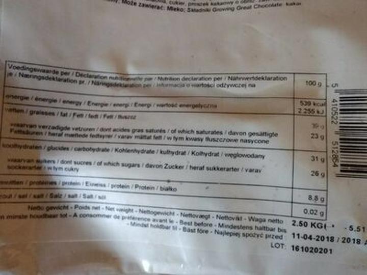 Image du produit Callebaut Chocolat Pebbles (2500 g)