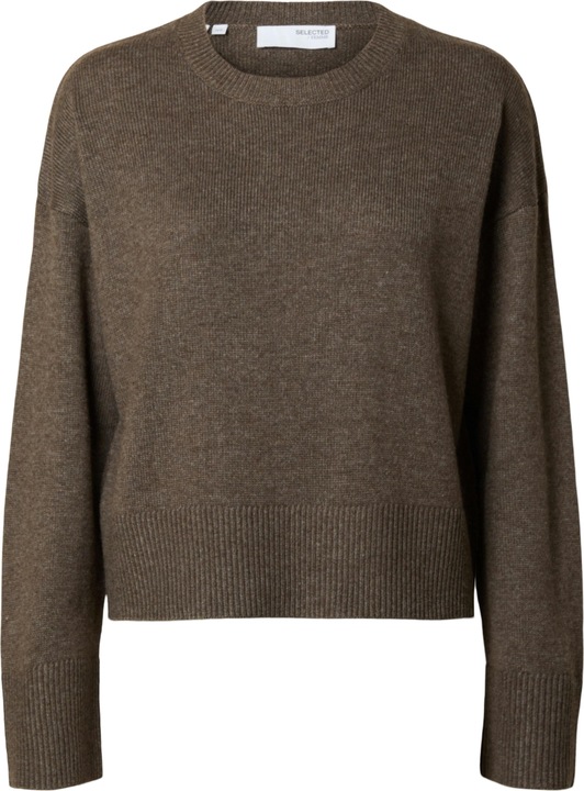 Actual product image Selected Femme Slflara Ls Knit O-Neck Bf (XS)