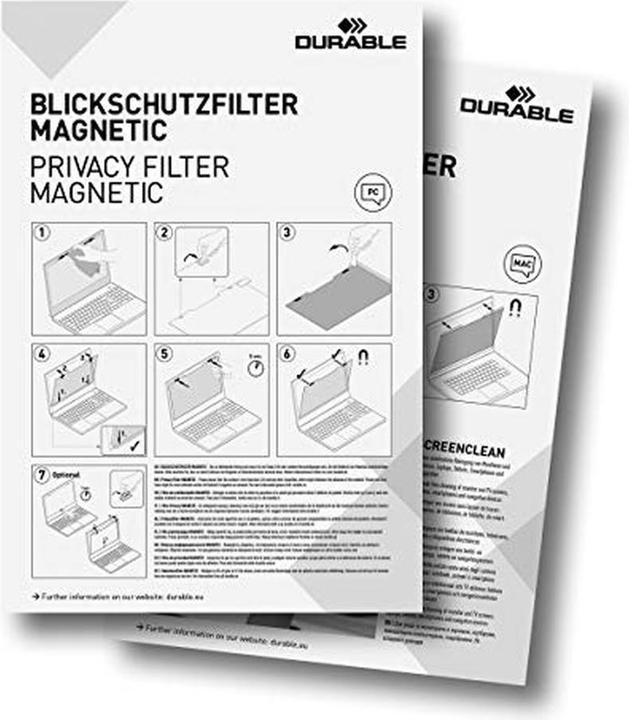 Produktbild Durable Blickschutzfilter MAGNETIC 14,0", 16:10 anthrazit (13.98", 16 : 10)