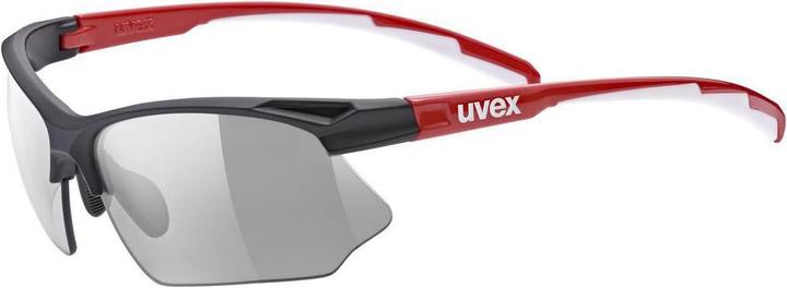 Uvex Sports Sportstyle 802 V (Black red white, Smoke)