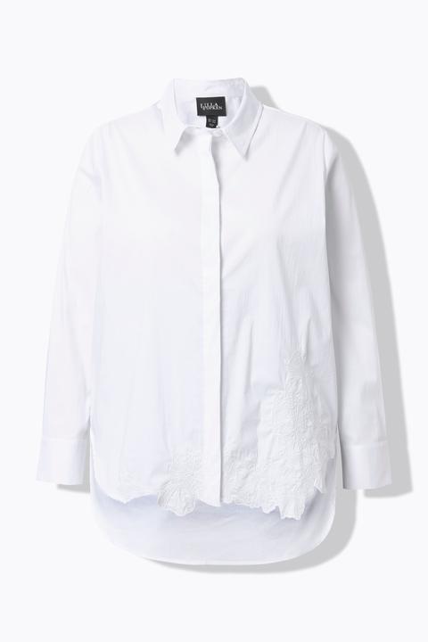 Actual product image Ulla Popken Shaped Hemline Blouse (62)