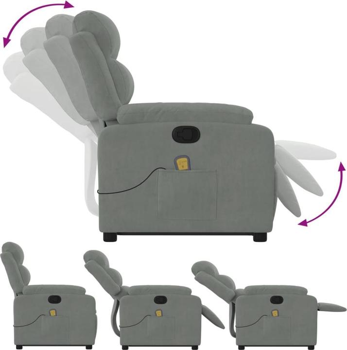 Produktbild vidaXL Massagesessel mit Aufstehhilfe