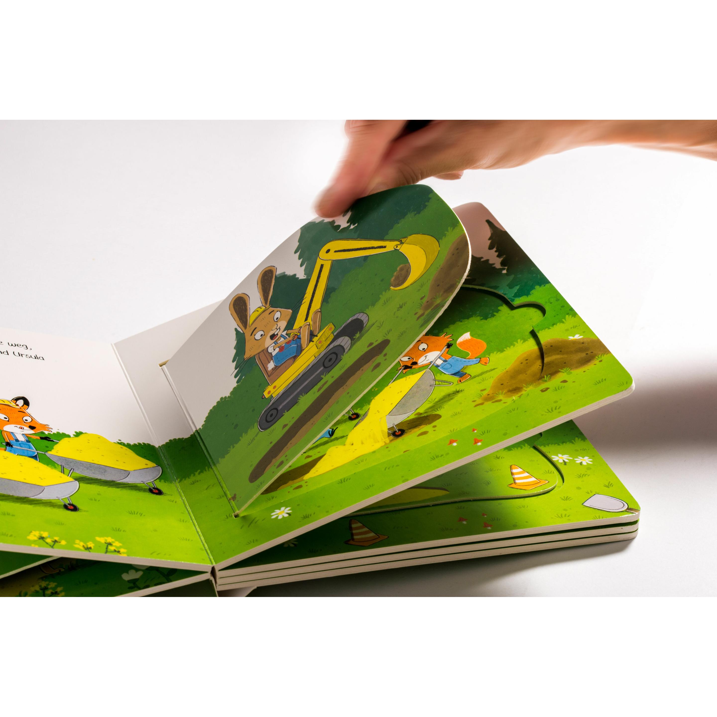 Thumbnail - Penguin Random House, Babybücher, Der kleine Hase Upsala – Komm, wir bauen was! – Ein Baustellen-Klappenbuch (Deutsch)