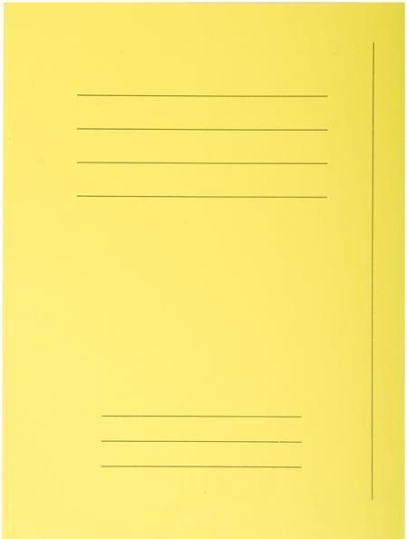 Produktbild Exacompta Aktendeckel A4 Recycling-Papier 240g kanariengelb (A4, 50 x)