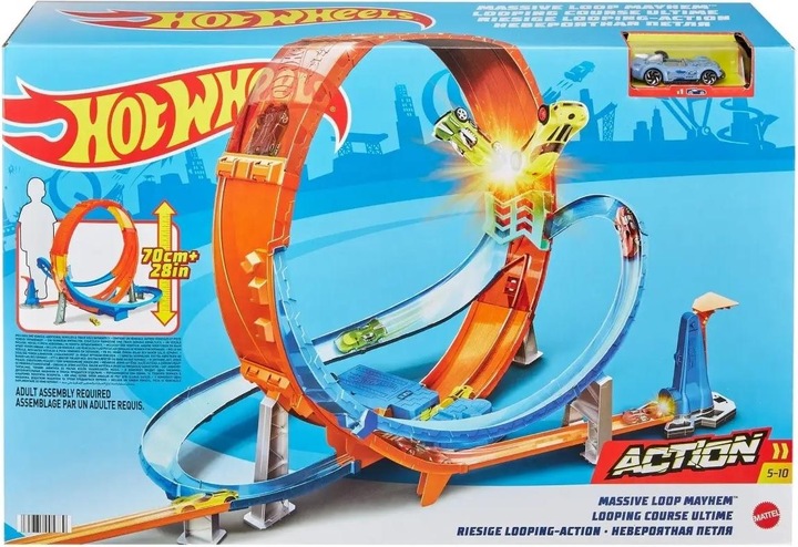Image du produit Mattel Jeu de pistes géant Looping-Crash (SIOC)