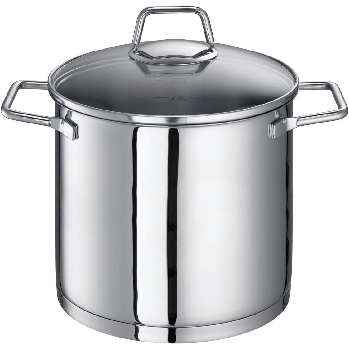 Schulte-Ufer SchulteUfer 6406620 soup pot Wega 20 cm stainless steel, Pfanne + Kochtopf, Silber