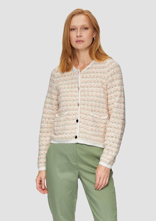 Produktbild S.Oliver Strickjacke Cardigan in Boucléoptik (38)