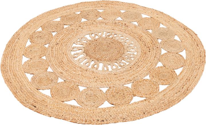 Immagine prodotto Pergamon Tappeto di juta fatto a mano Pia Round (80x80 cm)