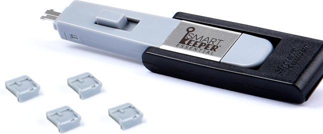 Image du produit Smart Keeper 4 x verrous mini port USB B avec 1 x clé mini type
