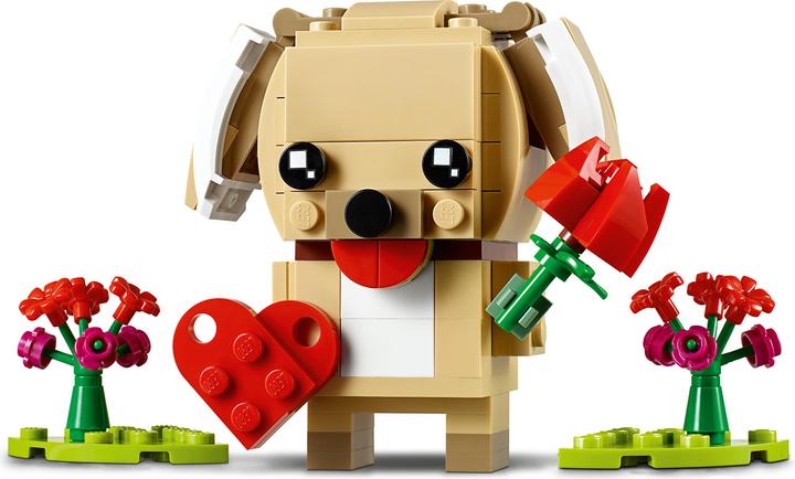 Produktbild LEGO Valentinstag-Welpe (40349, LEGO Brickheadz)
