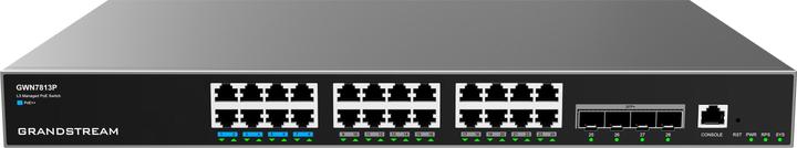 Actual product image Grandstream GWN7813P Layer-3 Managed Switch 24-Port PoE (24 ports)