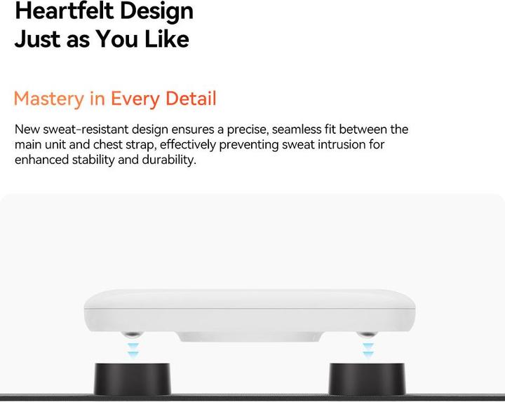 Actual product image iGPSport HR50 chest pulse monitor (black)