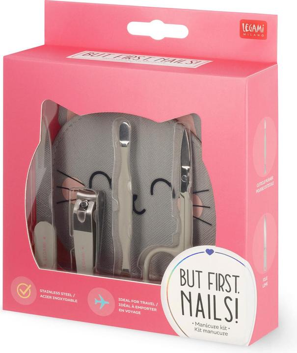 Image du produit Legami Maniküre-Set - But First, Nails! Kitty