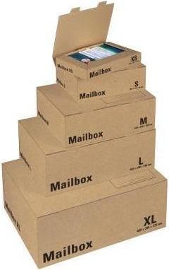 Produktbild Colompac Versandkarton Mailbox Typbezeichnung: XL Innenmasse: 46 x 17,5 x 33,5 cm (B x H x (46.5 x 19.5 x 35 cm, 1 x)