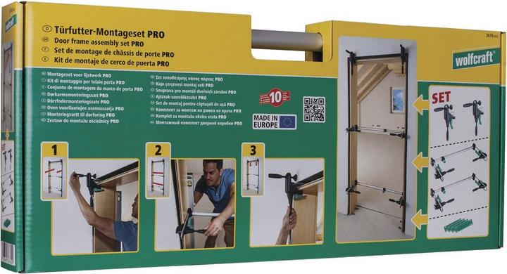 Image du produit wolfcraft 1 kit de montage de doublure de porte PRO 8 pcs. (1000 mm)