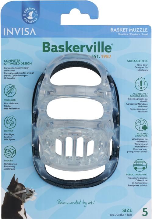 Image du produit Baskerville Muselière INVISA (5, Chat, Chien)
