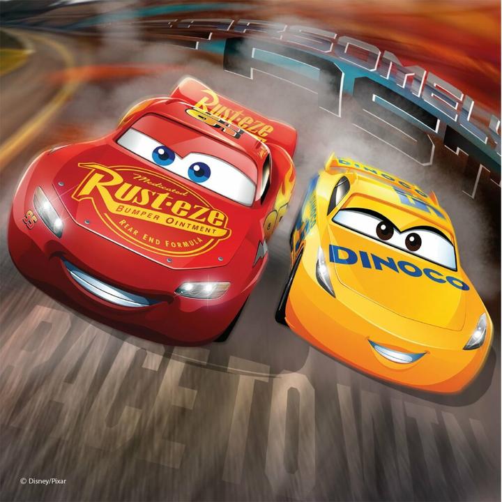 Produktbild Dino Puzzle Cars 3: Training 3x55 Teile (55 Teile)