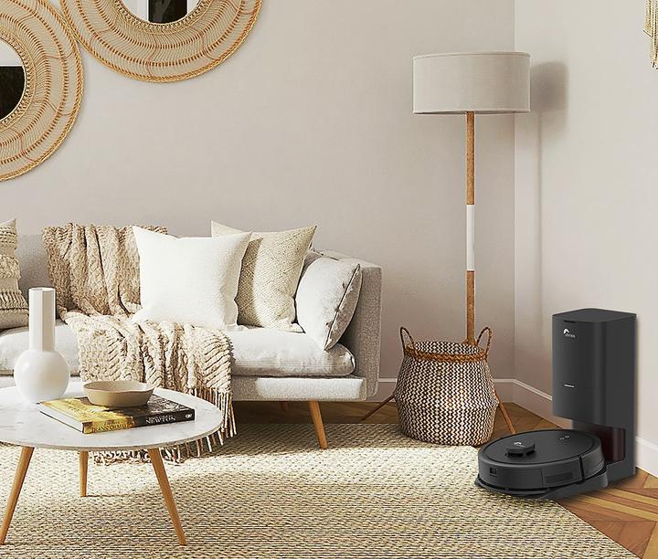 Produktbild Ohmex Roboter-Staubsauger mit Turm und Application ROB-5600BIN (7000 Pa)