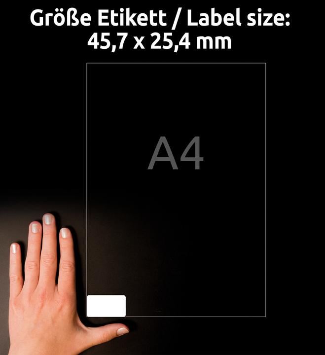 Actual product image Avery Peelable labels