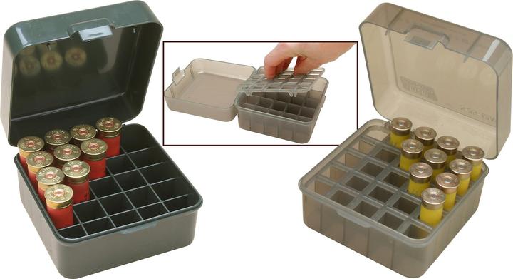 Produktbild MTM Case-Guard Shotshell Box 25 Round Flip-Top 12 20 Gauge up to 3", Forest Green