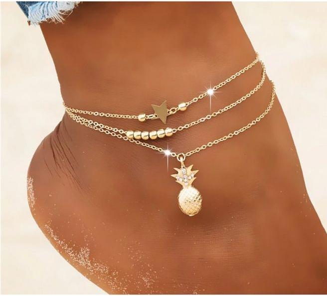 Produktbild MU Style Fusskette (Metall, 18.50 cm)