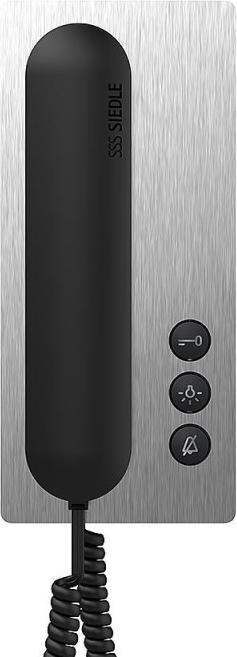 Actual product image Siedle SIE BTS 850-02 E/S bus telephone standard stainless steel black