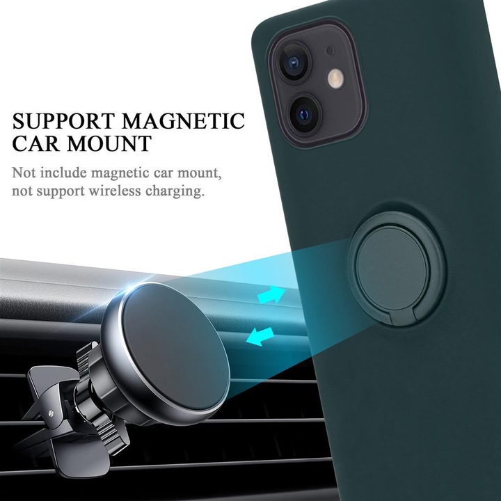 Actual product image Cadorabo TPU Liquid Ring Silicone Case Cover (Apple iPhone 12 mini)
