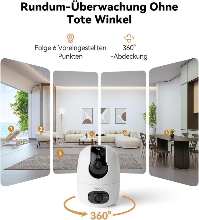 Actual product image Imou 4MP Dual-Überwachungskamera mit Auto-Tracking (2560 x 1440 Pixels)