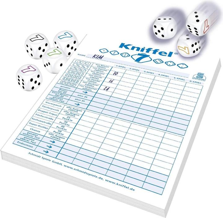 Produktbild Schmidt Spiele Kniffel 7 (d) (Deutsch, 2 - 4 Spieler)