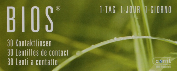 Actual product image Bios 1-Day (30 Piece, Daily lens, Spherical)